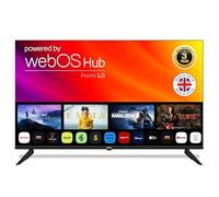 Cello Frameless 43 inch Smart LED TV Made in the UK with Freesat HD Freeview Ultrafast WebOS Netflix Prime Video Apple TV Disney Plus Bluetooth 3 HDMI USB Ideal for Bedroom