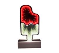 Cello Gleneagles Ice Lolly Infinity Light | Neon Gaming Room Light Decor with Infinity Effect | Fun Gaming Bedroom Accessories Desk Lamp | Neon Lollipop Sign