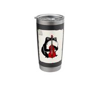 Cello Grumpy Frog Funny Kawaii Japanese Stainless Steel Insulated Tumbler