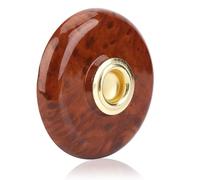 Cello Holder Endpin Pad Anti Slip Mat Plastic Metal Floor Protector for Professional Cellists Home Stage Performance Brown Black 9.4 x 2cm (Brown)