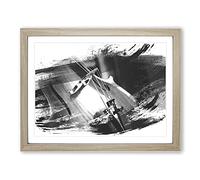 Cello Instrument Vol.1 V1 Modern Framed Print | A4 Oak Framed Wall Art | Ready to Hang | Modern Nature Picture | Living Room Bedroom Lounge Office