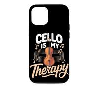 Cello Is My Therapy Cellist Player Case for iPhone 12/12 Pro