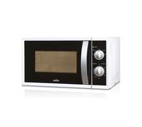 Cello 800 Watt 20L Microwave Oven, 5 Heating levels, Auto Timer, Manual Control, Defrost Function & Child Safety Lock, Basic White Microwave 800W, Microwave 20Litre Capacity Oven - MM820CXN