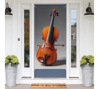 Cello Model Kit Door Covers Decorative Valentines Door Decorations Photography Banner Door Banner Porch Sign Backdrop Poster for Holiday Party Garden Patio Indoor Outdoor Decoration