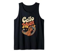 Cello Mom Retro Vintage Cello Player Music Tank Top