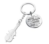 Cello Music Keychain Gifts Cello Violin Gift for Cello Player Cellist Gift Music Lover Gift for Cello Teacher Student Keyring (Cello Music Keychain)
