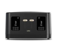 Cello Overture Ash Black 4 Slot Digital Toaster