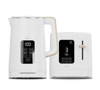 Cello Overture Natural White 2 Slot Toaster & Kettle