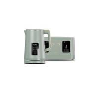 Cello Overture Sage Green 4 Slot Toaster & Kettle