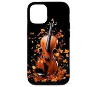 Cello Player Cellist Autumn Leaves Thanksgiving Case for iPhone 12/12 Pro