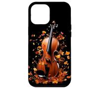 Cello Player Cellist Autumn Leaves Thanksgiving Case for iPhone 12 Pro Max