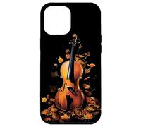 Cello Player Cellist Autumn Leaves Thanksgiving Case for iPhone 12 Pro Max