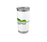 Cello Player Lake Shadow Love Reflection Silhouette Cellist Stainless Steel Insulated Tumbler