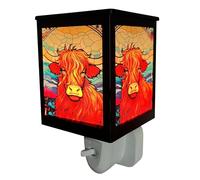 Cello Plug In Electric Wax Burner - Highland Cow Design Oil Warmer Aroma Lamp for Wax Melts Gift Home Fragrance Friendship Ornament Birthday Present Room Décor