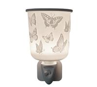 Cello Plug-In Wax Melt Burner - 3D Butterfly Design Porcelain Electric Oil Warmer Aroma Lamp for Wax Melts Butterfly Lovers Gift Home Fragrance Friendship Ornament Birthday Present Room Decor