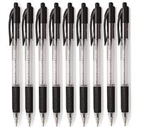 Cello Retractable Black Ballpoint Pens Pack of 120 (1.0mm) Smooth Writing Ball Pen - Medium Point, Black Ink, stationery supplies Ideal for School, Work, Home