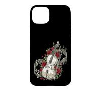 Cello Rose Flower Cellist Classical Music Case for iPhone 15 Plus