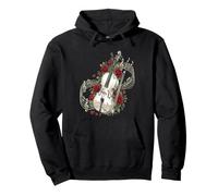 Cello Rose Flower Cellist Classical Music Pullover Hoodie