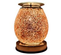 Cello Rose Gold Mosaic Touch Electric Wax Melt & Oil Burner - Scented Fragrance Diffuser, Home & Living Room Décor, Night Light, Bedroom & Office Accessories Present Aroma Gift Touch Control