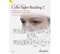 Cello Sight Reading 2 - English, French, German Language Book NEW Juliet Dammers