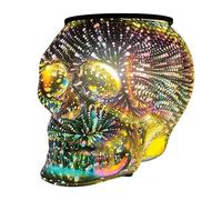 Cello Skull Electric Wax Melt Burner - Infinity 3D Decorative Design, Electric Powered, Home Fragrance, Indoor Use Desk Lamp for Bedroom Decor Living Room, Bedside Lamp with Energy-Efficient LED Glow