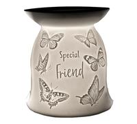 Cello Special Tealight Wax Melt & Oil Burner, Butterfly Ornament. Use as Wax Melt Burners or Essential Oil Burner and Fragrance Your Room. Special Friend Gift
