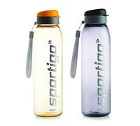 Cello Sportigo Plastic Bottle Set, 1 Liter, Set Of 2, Assorted
