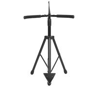 Cello Stand, 40x145cm Foldable Cello Stand Adjustable with Bow Hook Non-Slip Pads,Musical Instrument Stands for Home School Studio