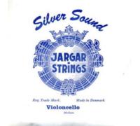 Cello String - Jargar (Blue) (Silver) 4a Medium Cello 4/4 (C) Do (One Piece)