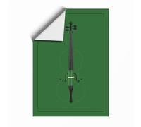 Cello Study Minimalist Unframed Wall Art Print A4 (29.7×21cm), Wall Decor for Living Room, Bedroom, Office & Home, Art Gift