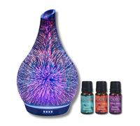 Cello Ultrasonic White Light & Remote Plus 3 Oils CELESTIAL