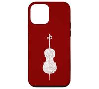 Cello (Vintage White Left) Cellist, Violoncello Case for iPhone 12 mini