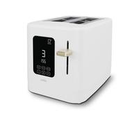 Cello WHITE Digital 2 Slice Toaster Touch Control 800w Wide Slots Bagel Function