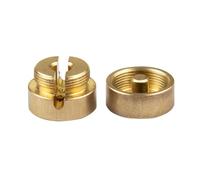 Cello Wolf Tone Mute Suppressor for Mini Portable Cello, Gold-Plated Brass with Rubber Sleeve, 11x12mm, for Eliminating Wolf Tones, Adjustable Placement on String Below Bridge