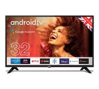 Cello ZG0223 32” Smart Android TV with Freeview Play, Google Assistant, Google Chromecast, 3 x HDMI and 2 x USB Made in the UK 2021 Model