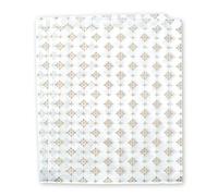 celloexpress 10" x 14" - Paper Stripe Design Candy Sweet Bags - Wedding Favour Cake Party Bags - Halloween, Birthdays (Fleur de Lys - Gold, Pack of 250)