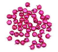 celloexpress 11.5mm Pink Jingle Bells - Mini Christmas Craft DIY Festive Decorations Gift Wrap (Pack of 50)