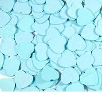 celloexpress 12mm Mini Wooden Love Hearts for Crafting and Cardmaking - Blue - Pack of 25