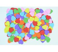 celloexpress 12mm Mini Wooden Love Hearts for Crafting and Cardmaking - Rainbow Mix - Pack of 50
