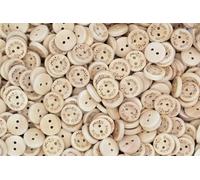 celloexpress 15mm Born to Shine Natural Wooden Buttons with Patterns & Quotes - Sewing Crafting Decorative Prints Crafts (Pack of 25)