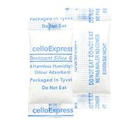 celloexpress 1g Silica Gel Pouches - Pack of 2000 - Total Gel Weight 2000g/2kg - Silica Gel in Tyvek Fabric Sachets (1g, 2000)