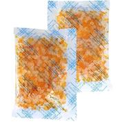 celloexpress 25g Self Indicating Silica Gel Desiccant Sachets - Orange Absorb Anti Moisture Damp - Total Gel Weight 250g (SI 25g, 10)