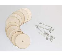celloexpress 40mm Cotter Pin Joints Wooden - Teddy Bear & Soft Toy Making Limbs and Head Joints - Pack of 5