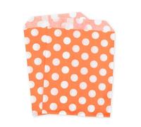 celloexpress 5" x 7" Orange Polka Dot Paper Sweet Bags - Classic Confectionery Gift Shop Goodie Party Bags (Pack of 1000)