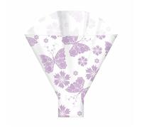 celloexpress 50cm x 44cm Caitlyn Lilac Florist Bouquet Flower Sleeves - Gift Wrap, Cellophane Bag, Packing Cover (Pack of 50)