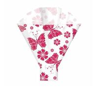 celloexpress 50cm x 44cm Caitlyn Raspberry Florist Bouquet Flower Sleeves - Gift Wrap, Cellophane Bag, Packing Cover (Pack of 10)