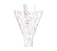 celloexpress 50cm x 44cm Sabrina Light Pink Florist Bouquet Flower Sleeves - Gift Wrap, Cellophane Bag, Packing Cover (Pack of 10)