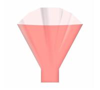celloexpress 50cm x 44cm Translucent Light Red Florist Bouquet Flower Sleeves - Gift Wrap, Cellophane Bag, Packing Cover (Pack of 10)