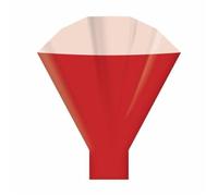 celloexpress 50cm x 44cm Translucent Red Florist Bouquet Flower Sleeves - Gift Wrap, Cellophane Bag, Packing Cover (Pack of 100)