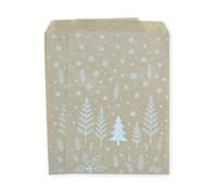 celloexpress 7" x 9" Enchanted Forest Paper Sweet Bags - Patterned Classic Confectionery Gift Shop Goodie Party Bags (Pack of 200)